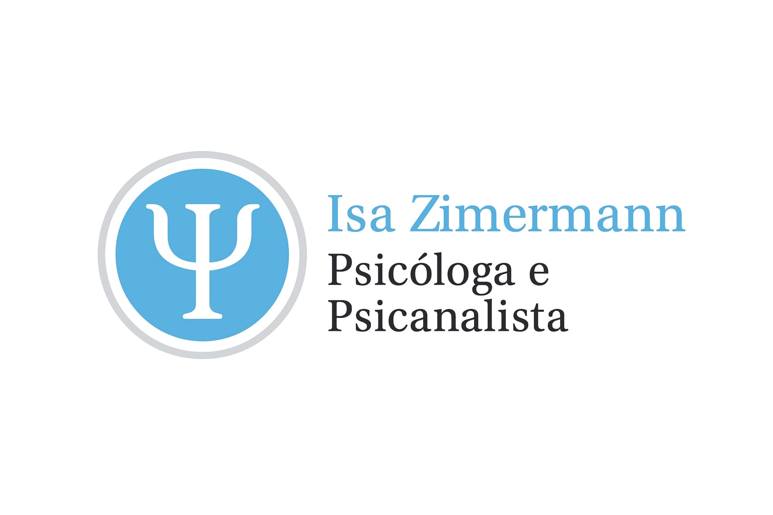 Isa Maria Zimermann de Araújo - Psicóloga e Psicanalista