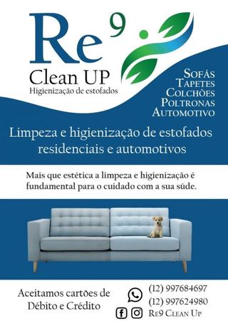 Re9 Clean Up - Atendimento em domicílio.