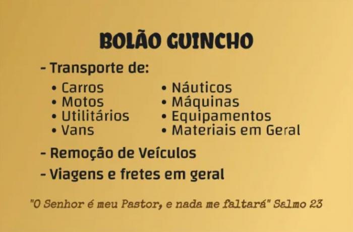 Bolão Guincho - Socorro 24 Horas