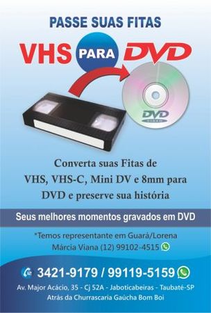Sérgio Online Fita de Vídeo pra DVD